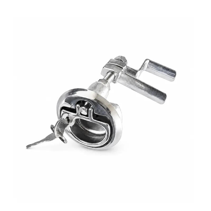 Turning Lock Lift Ring with key