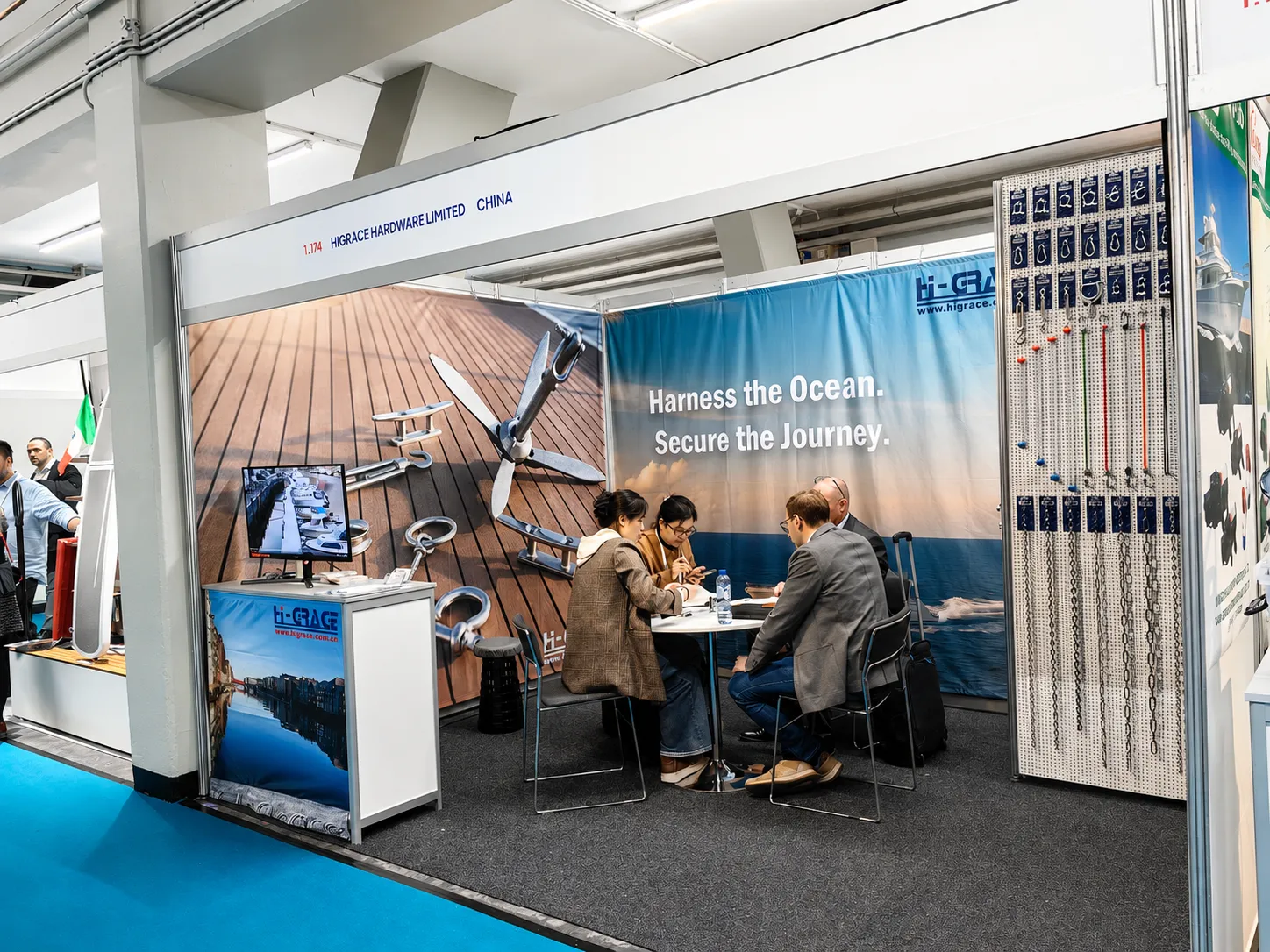 HIGRACE Highlights Retail-Ready Marine Hardware and Custom Development in Amsterdam 2025