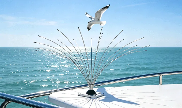 Seagull Deterrent for Boats: Gull Shock Marine Bird Repellent System